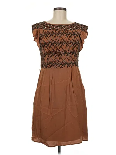 Pre-owned Nanette Lepore Casual Dress In Brown