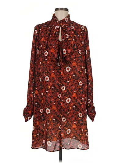 Pre-owned Nanette Lepore Casual Dress In Brown