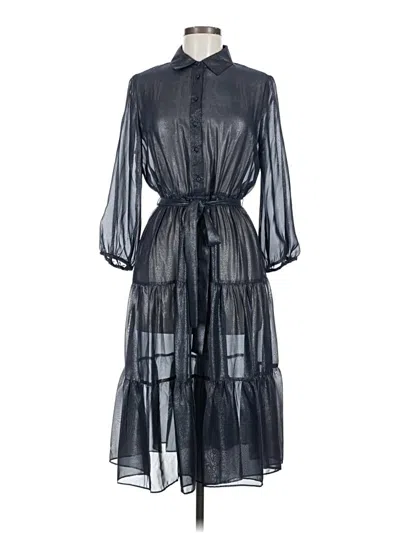 Pre-owned Nanette Lepore Casual Dress In Gray