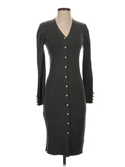 Pre-owned Nanette Lepore Casual Dress In Gray
