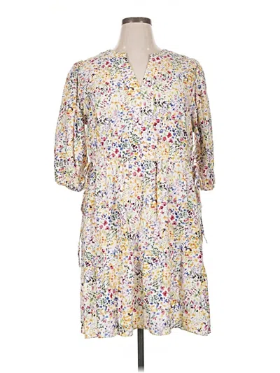 Pre-owned Nanette Lepore Casual Dress In Ivory