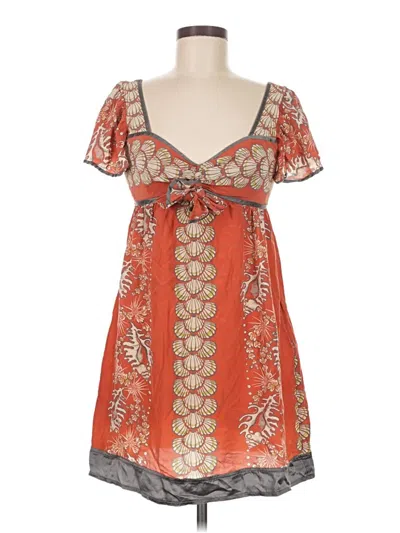 Pre-owned Nanette Lepore Casual Dress In Orange
