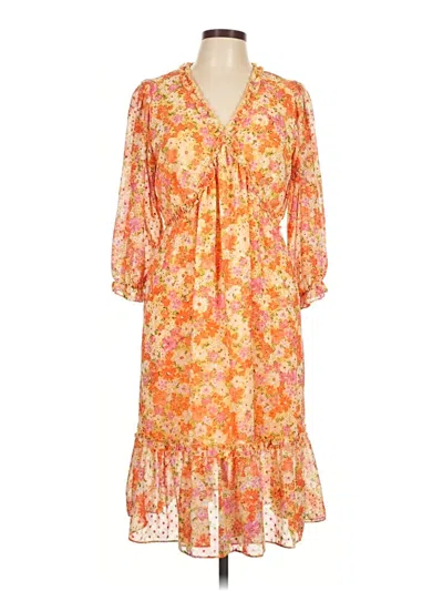 Pre-owned Nanette Lepore Casual Dress In Orange