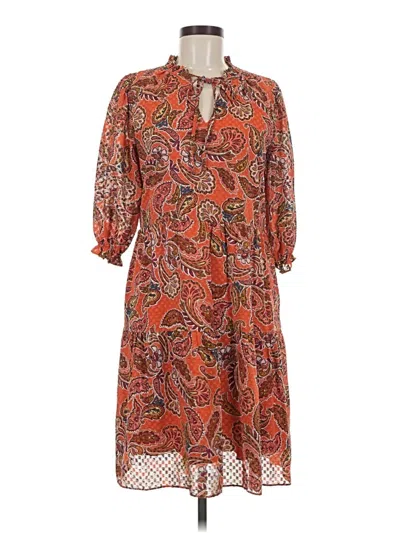 Pre-owned Nanette Lepore Casual Dress In Orange