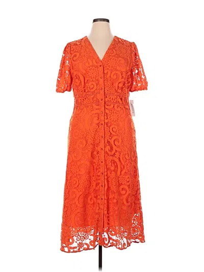 Pre-owned Nanette Lepore Casual Dress In Orange