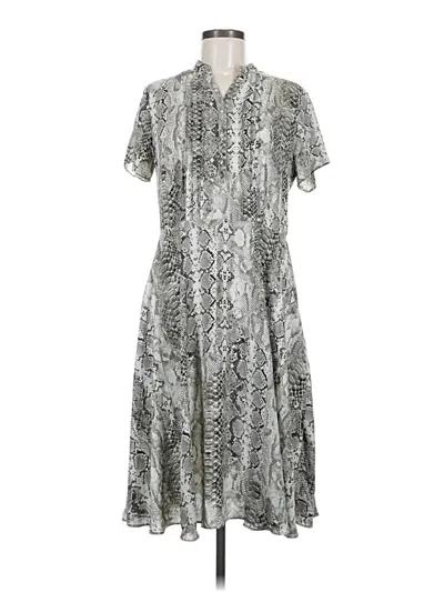 Pre-owned Nanette Lepore Casual Dress In Silver
