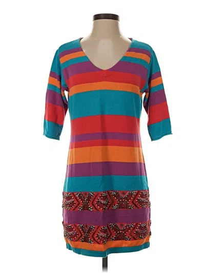 Pre-owned Nanette Lepore Casual Dress In Teal