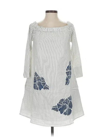 Pre-owned Nanette Lepore Casual Dress In White