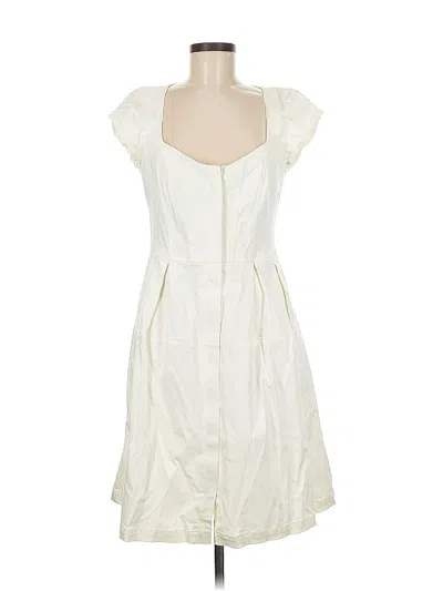 Pre-owned Nanette Lepore Casual Dress In White