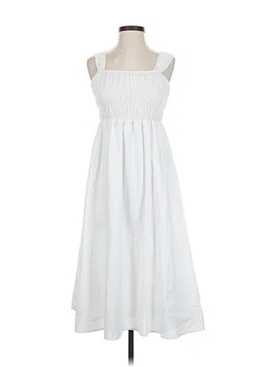 Pre-owned Nanette Lepore Casual Dress In White