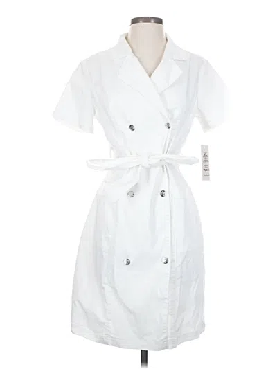 Pre-owned Nanette Lepore Casual Dress In White