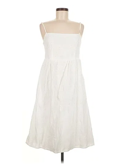 Pre-owned Nanette Lepore Casual Dress In White