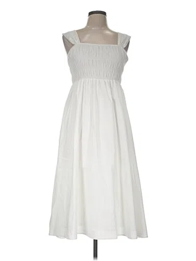 Pre-owned Nanette Lepore Casual Dress In White