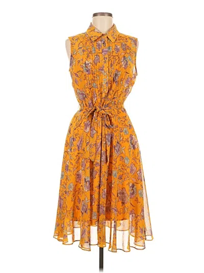Pre-owned Nanette Lepore Casual Dress In Yellow