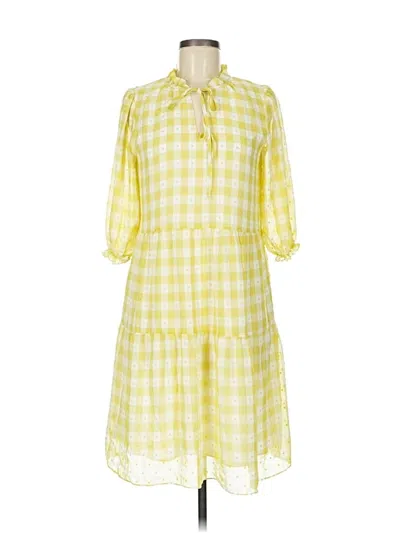 Pre-owned Nanette Lepore Casual Dress In Yellow