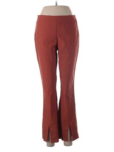 Pre-owned Nanette Lepore Casual Pants In Burgundy