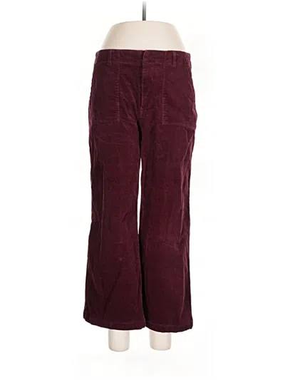 Pre-owned Nanette Lepore Casual Pants In Burgundy