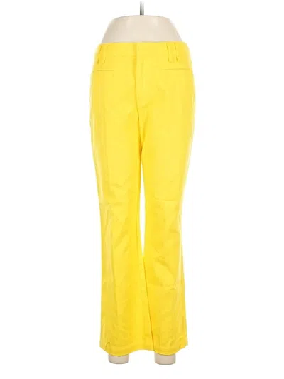 Pre-owned Nanette Lepore Casual Pants In Yellow