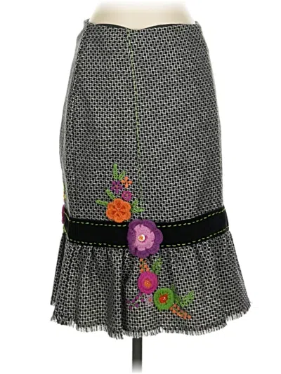 Pre-owned Nanette Lepore Casual Skirt In Gray