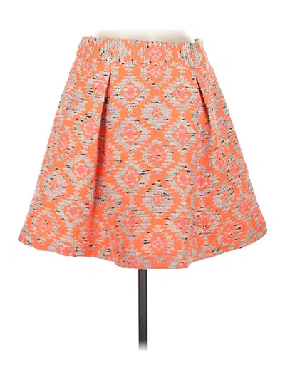 Pre-owned Nanette Lepore Casual Skirt In Orange