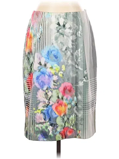 Pre-owned Nanette Lepore Casual Skirt In Silver