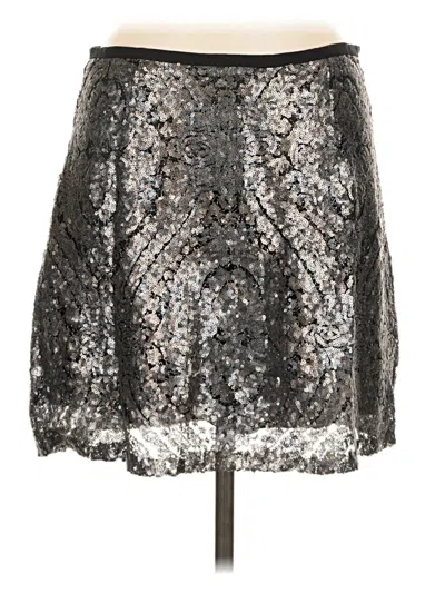 Pre-owned Nanette Lepore Casual Skirt In Silver