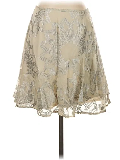 Pre-owned Nanette Lepore Casual Skirt In Silver
