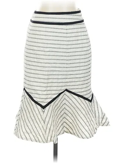 Pre-owned Nanette Lepore Casual Skirt In White