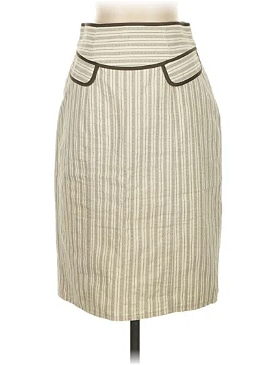 Pre-owned Nanette Lepore Casual Skirt In White