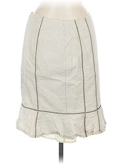 Pre-owned Nanette Lepore Casual Skirt In White