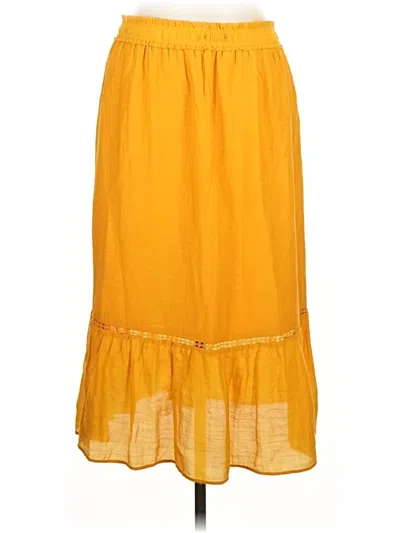 Pre-owned Nanette Lepore Casual Skirt In Yellow