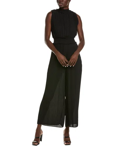 Nanette Lepore Chiffon Jumpsuit In Black