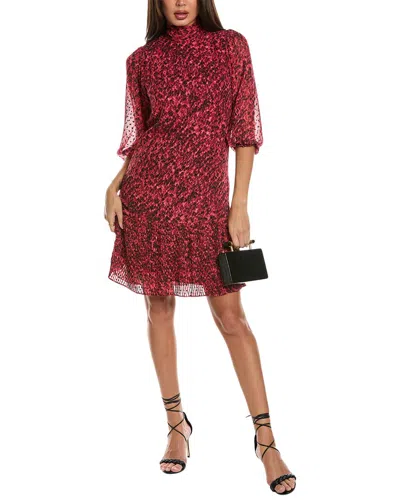 Nanette Lepore Clip Dot Shift Dress In Red