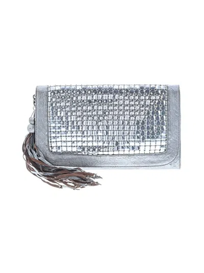 Pre-owned Nanette Lepore Clutch In Silver