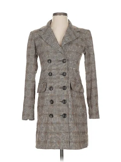 Pre-owned Nanette Lepore Coat In Gray