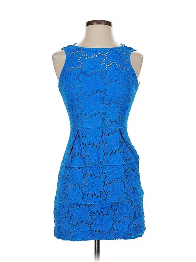 Pre-owned Nanette Lepore Cocktail Dress In Blue