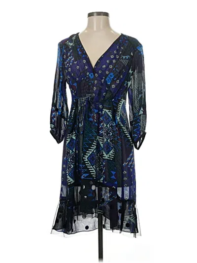 Pre-owned Nanette Lepore Cocktail Dress In Blue