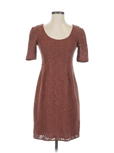 Pre-owned Nanette Lepore Cocktail Dress In Brown