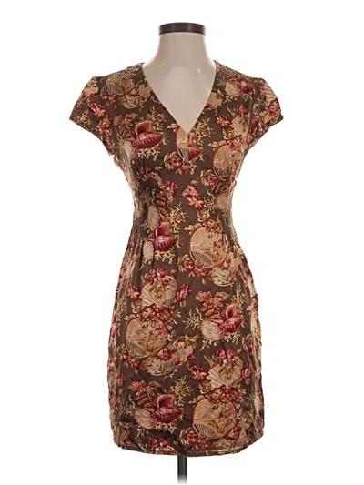 Pre-owned Nanette Lepore Cocktail Dress In Brown
