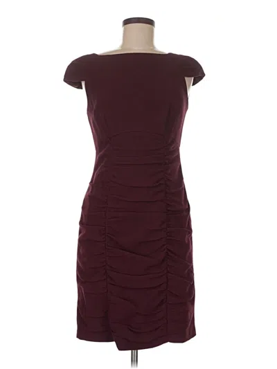 Nanette Lepore Cocktail Dress In Burgundy