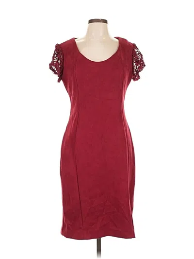 Pre-owned Nanette Lepore Cocktail Dress In Burgundy