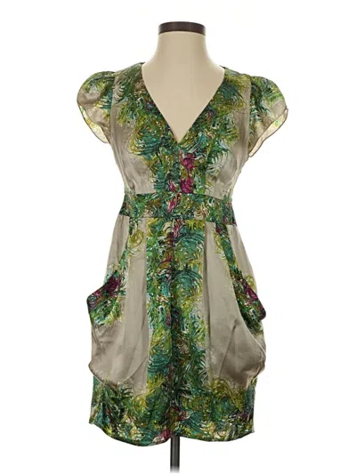 Pre-owned Nanette Lepore Cocktail Dress In Green