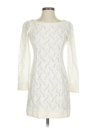 Pre-owned Nanette Lepore Cocktail Dress In Ivory