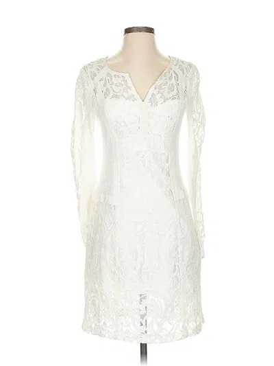 Pre-owned Nanette Lepore Cocktail Dress In Ivory