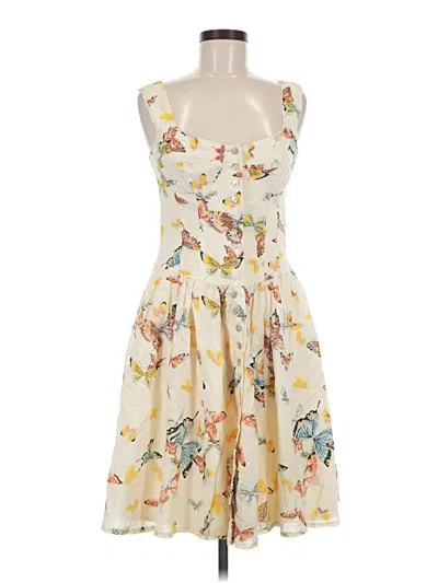 Pre-owned Nanette Lepore Cocktail Dress In Ivory