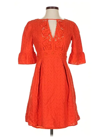 Pre-owned Nanette Lepore Cocktail Dress In Orange