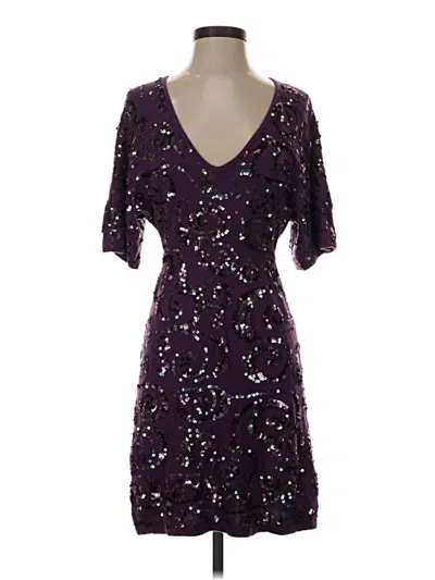Pre-owned Nanette Lepore Cocktail Dress In Purple