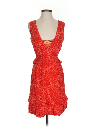 Pre-owned Nanette Lepore Cocktail Dress In Red