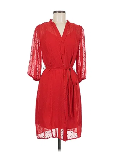Pre-owned Nanette Lepore Cocktail Dress In Red
