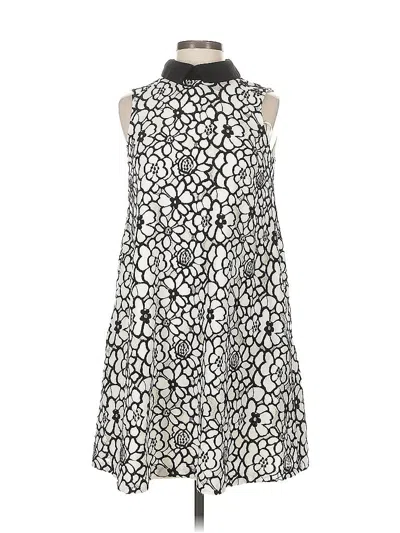 Pre-owned Nanette Lepore Cocktail Dress In Silver